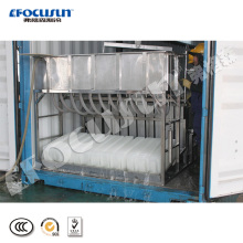 High quality 1 ton containerized brine system block ice machine